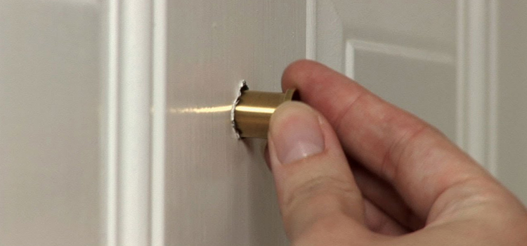 peephole door repair in Contra Costa Centre